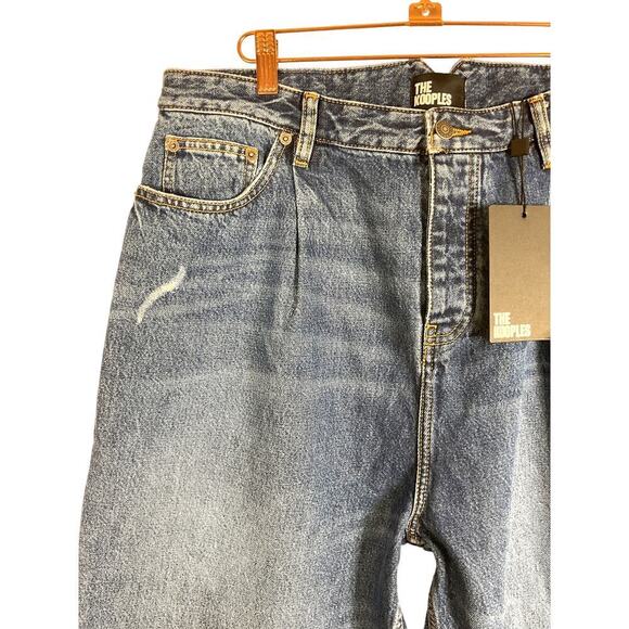 The Kooples Dark Blue Wide-Leg Men's Jeans NWT Size 33 - Picture 8 of 12